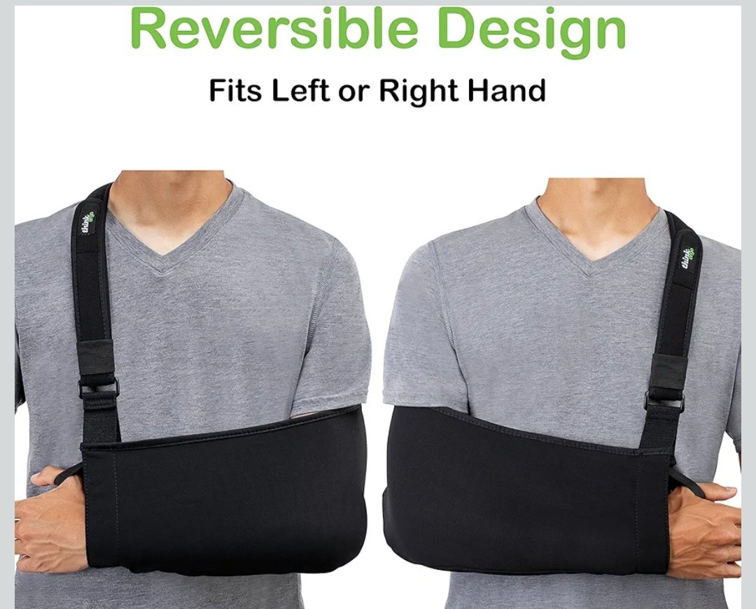 Arm Sling Adjustable Arm Support for Shoulder, Elbow, Rotator Cuff Recovery #K9