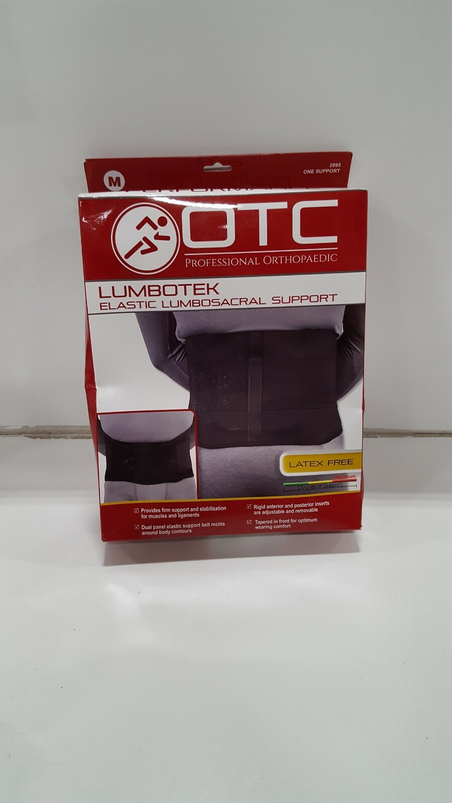Otc LumboTek Lumbosacral Support with 9 inch Back Inserts