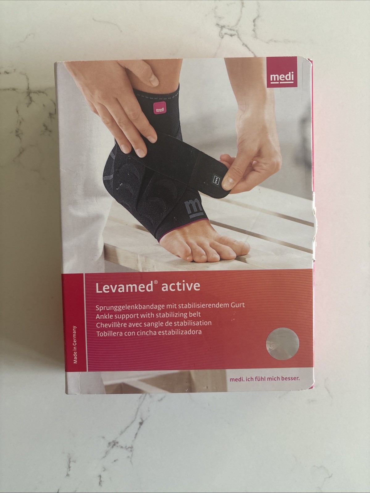 Medi Levamed Active Size 5/ Size Large Right Color Black New Old Stock