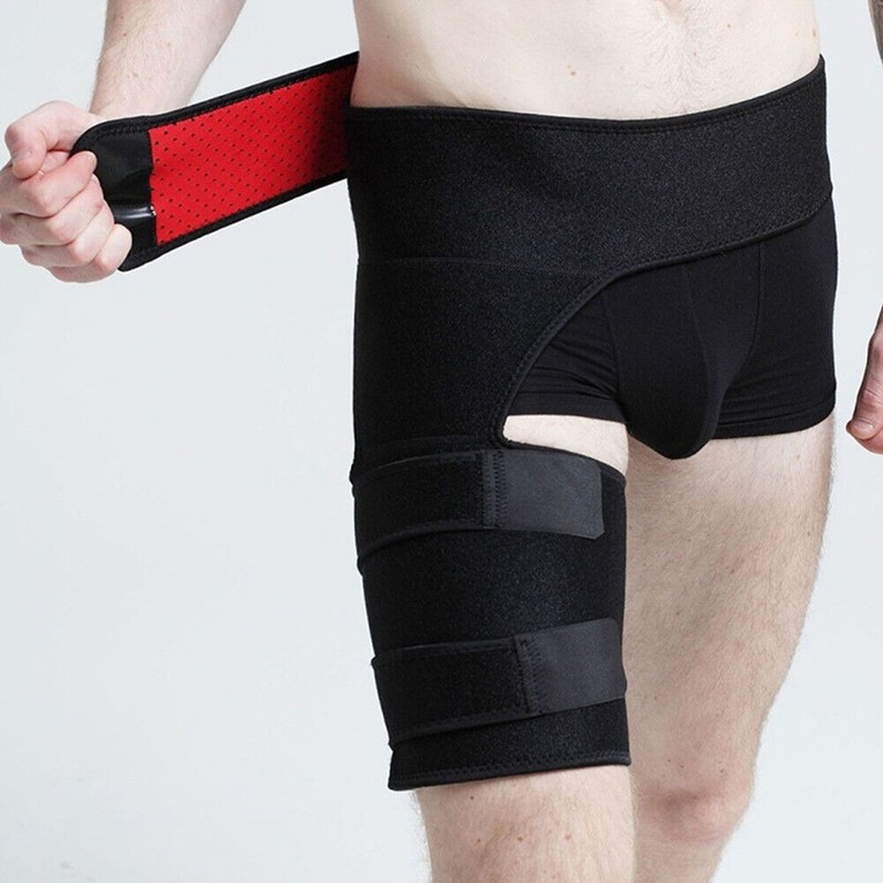Hip Brace Compression Groin Support Wrap for Sciatica Pain Relief Thigh Recovery