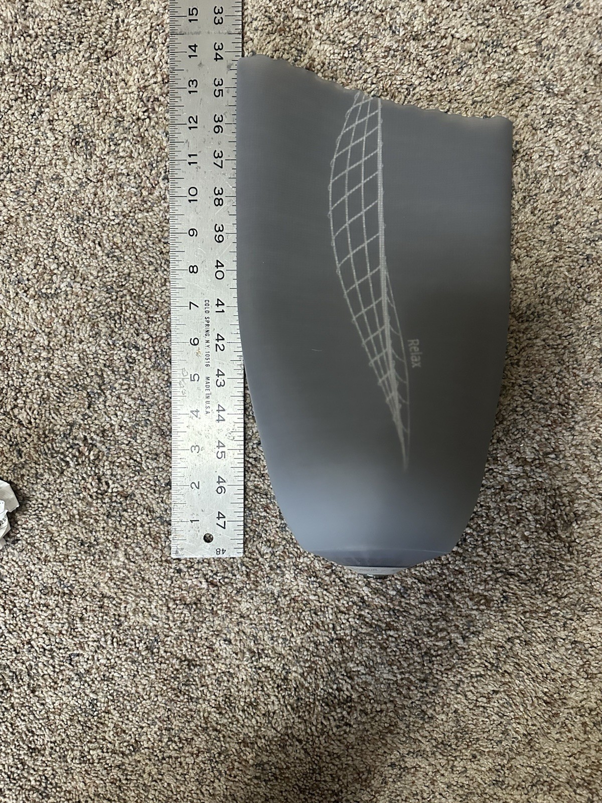 OSSUR Relax Above Knee Locking Prosthetic Silicone Liner Size 39/3 Used