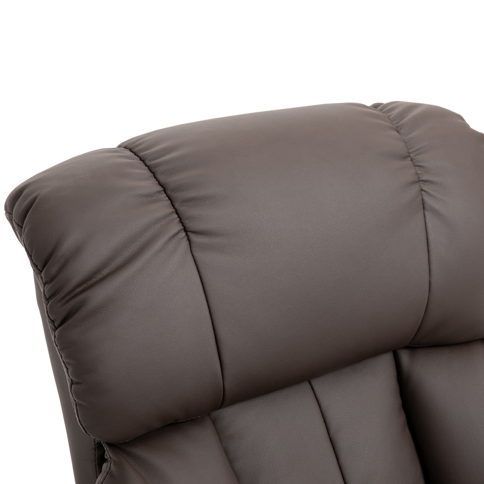 Massage Recliner Chair with Ottoman, 360° Swivel, 10 – Point Vibration, Remote