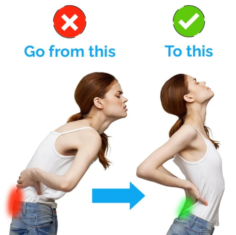 Premium Belt Relieve Lower Back Pain Sciatica Waist Belly Support Belt Men/Women