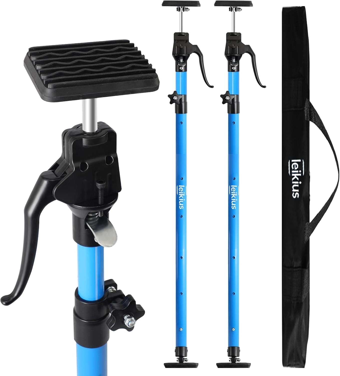 Telescopic Support Poles 49.2-114.2 in – Ideal for Cabinets & Cargo Applications