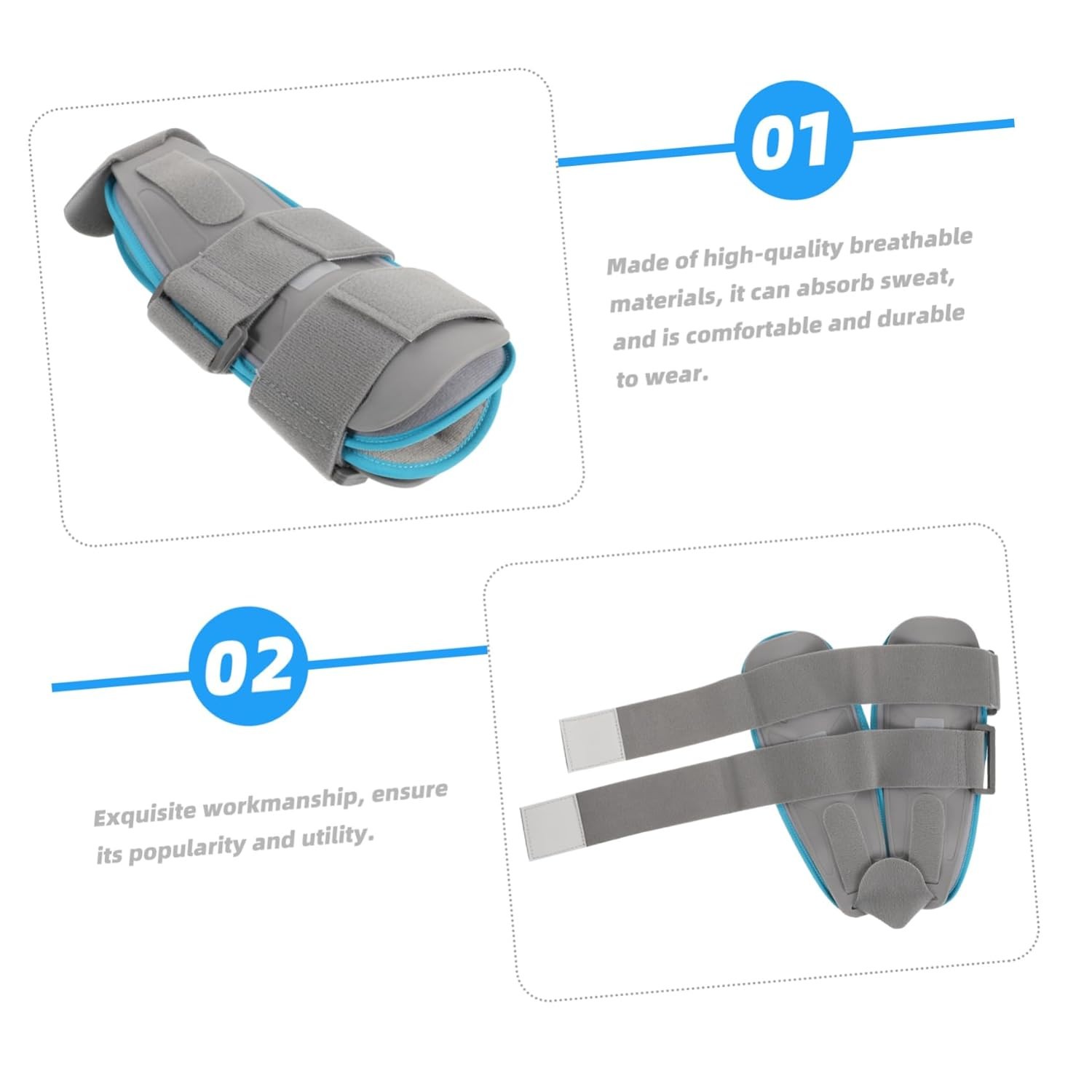 Collbath Foot Drop Brace Plantar Fasciitis Splint Adult Gray One Size