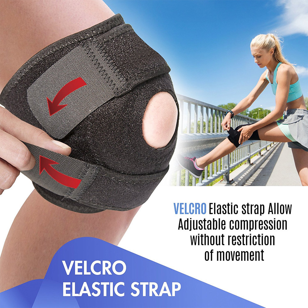 Knee Support Patella Stabilizer Strap Band Tendon Brace Joint Pain Sport Gym