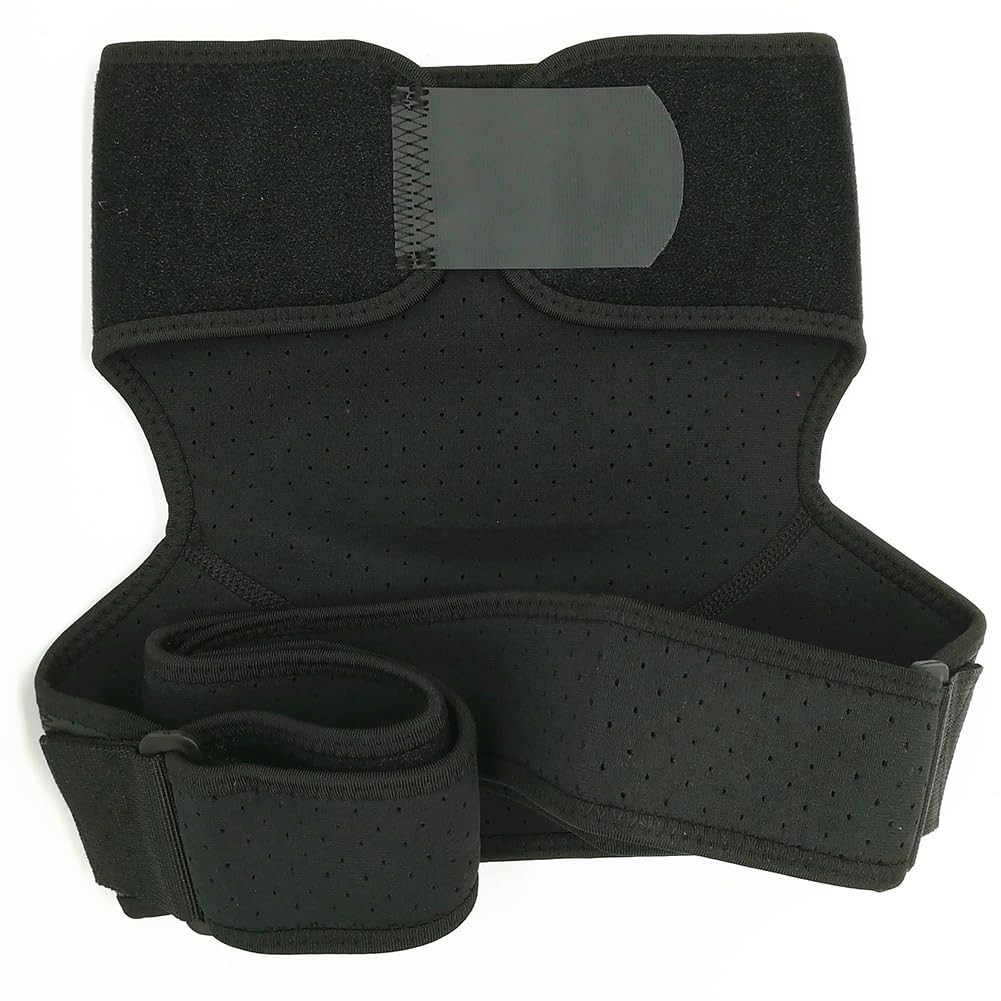Shoulder Support Brace with Pressure Pad for Men 1 Count (Pack of 1), black