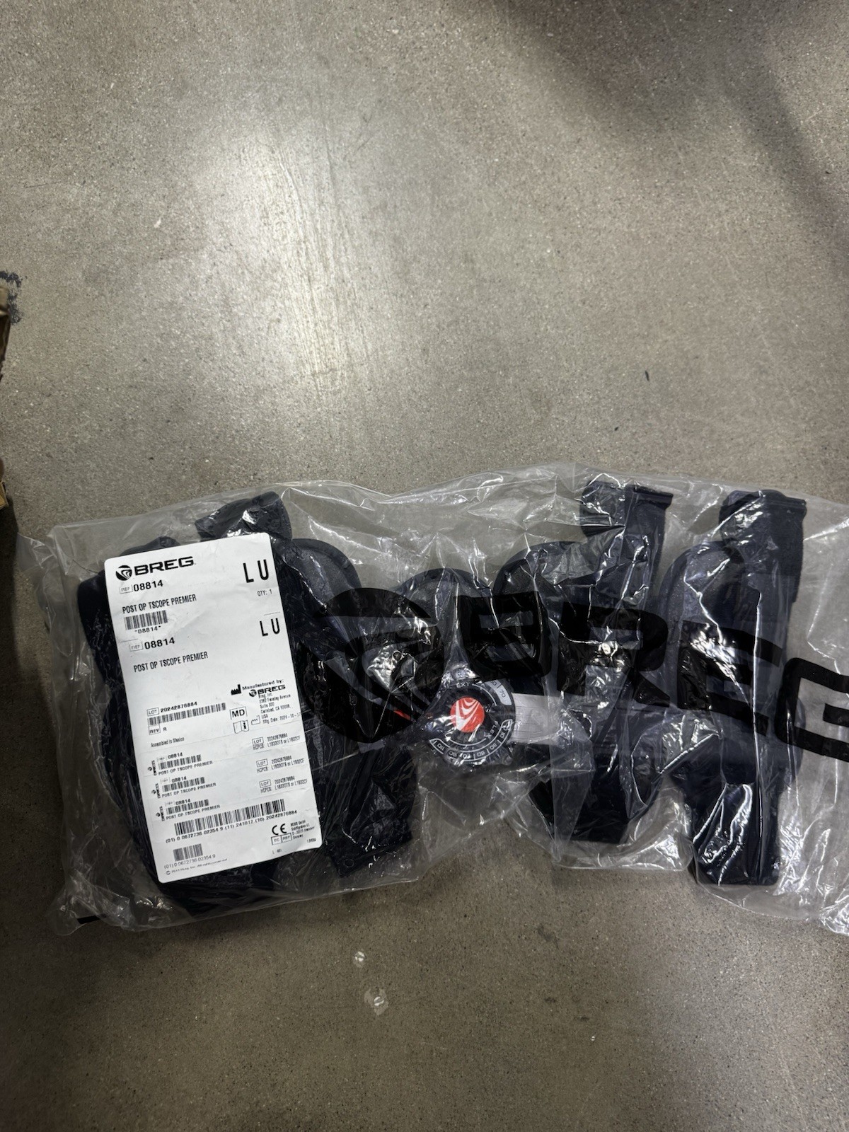 NEW – Breg T Scope Premier Post-Op Knee Brace – REF: 08814 (Fits Most/Adjustable