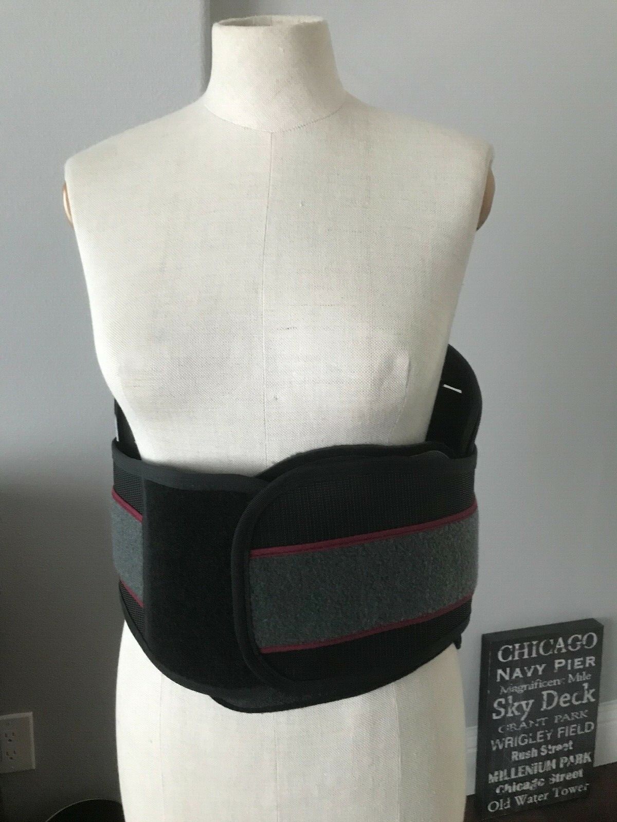 Authentic Boa Back Brace Lumbar Support Adjustable Size Small Heavy Duty Orthope
