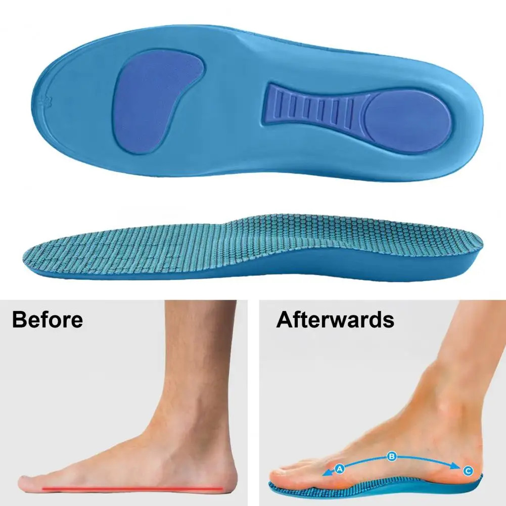 Plantar Fasciitis Relief Insoles Breathable Shoe Insoles with Arch Support High