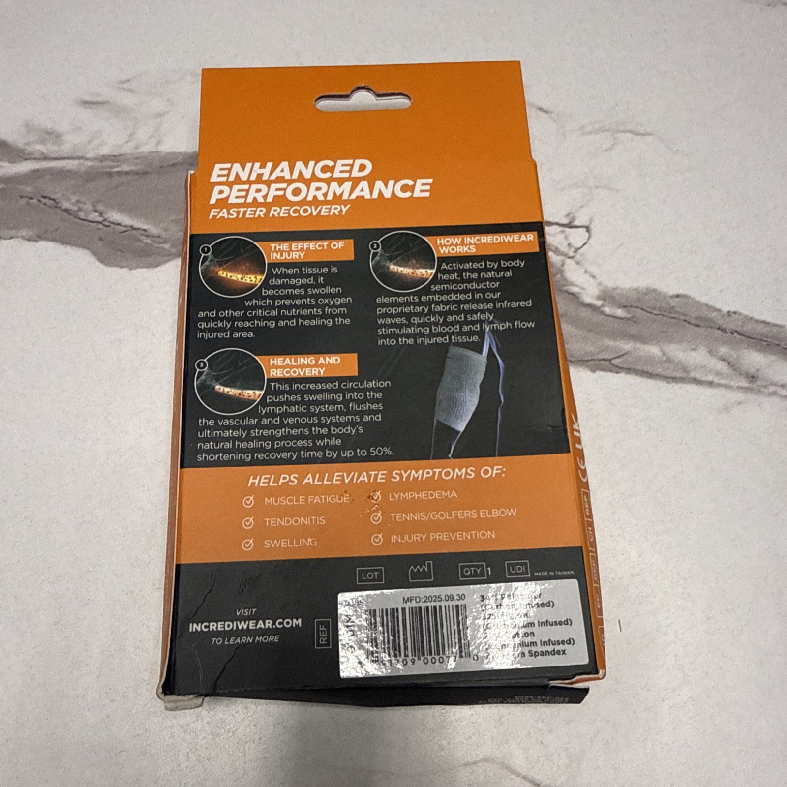 Incrediwear Elbow Sleeve – Elbow Brace for Elbow Support, Joint Pain Relief, Med