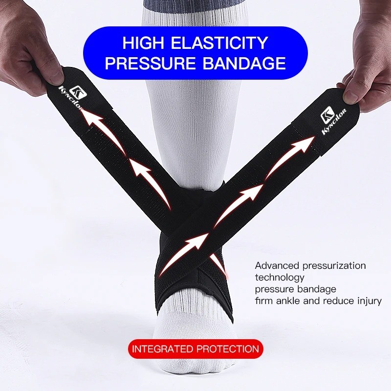 1 Pcs Adjustable Ankle Brace Compression Sleeve Support Fasciitis Pain Relief US