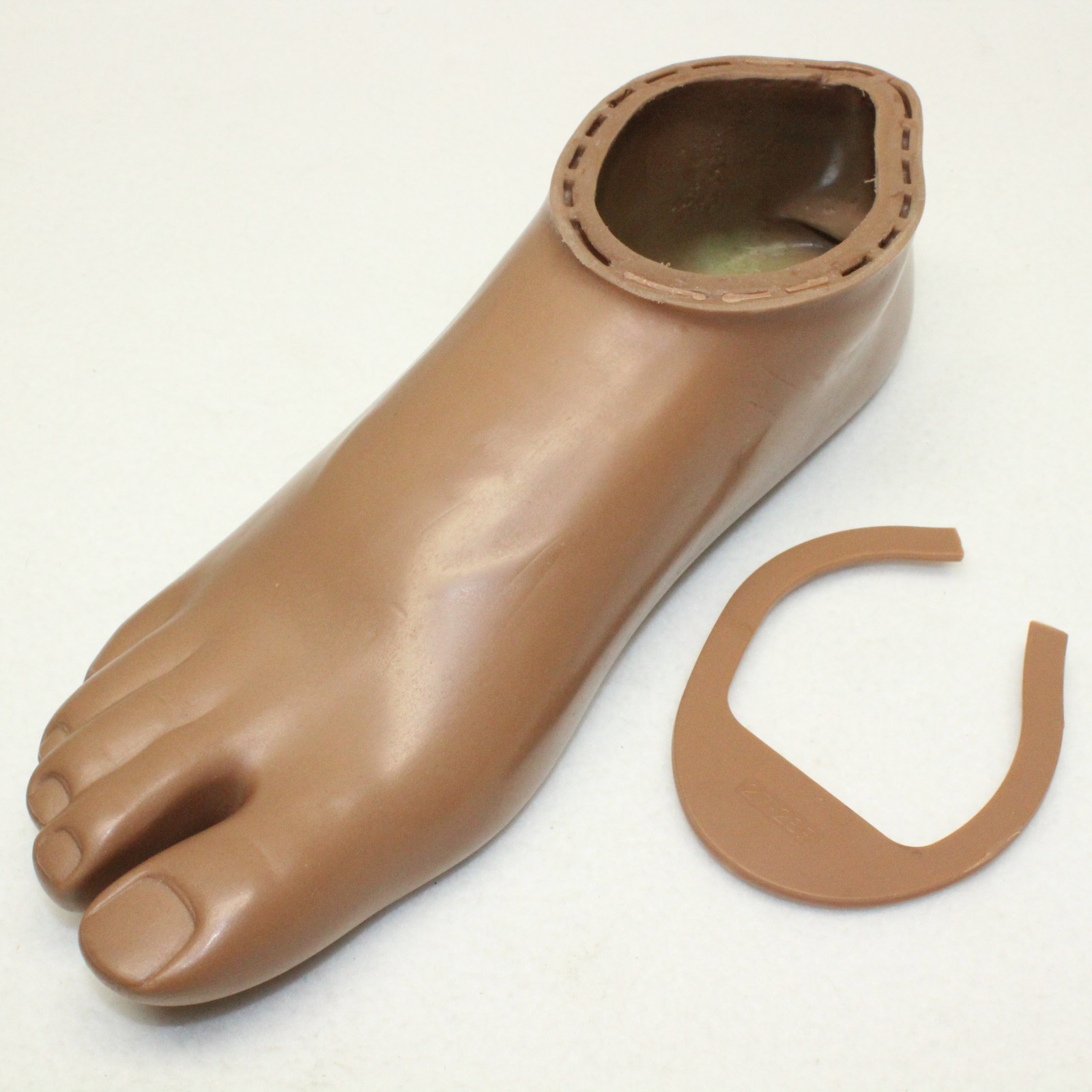 EXCELLENT Ossur K2 Sensation Prosthetic Foot Shell RIGHT Brown ~ Sz 28