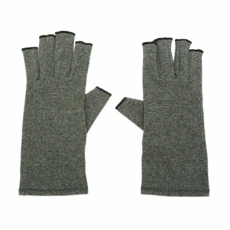 Fingerless Anti Arthritis Compression Gloves Cure Pain Relief Brace Hand Support