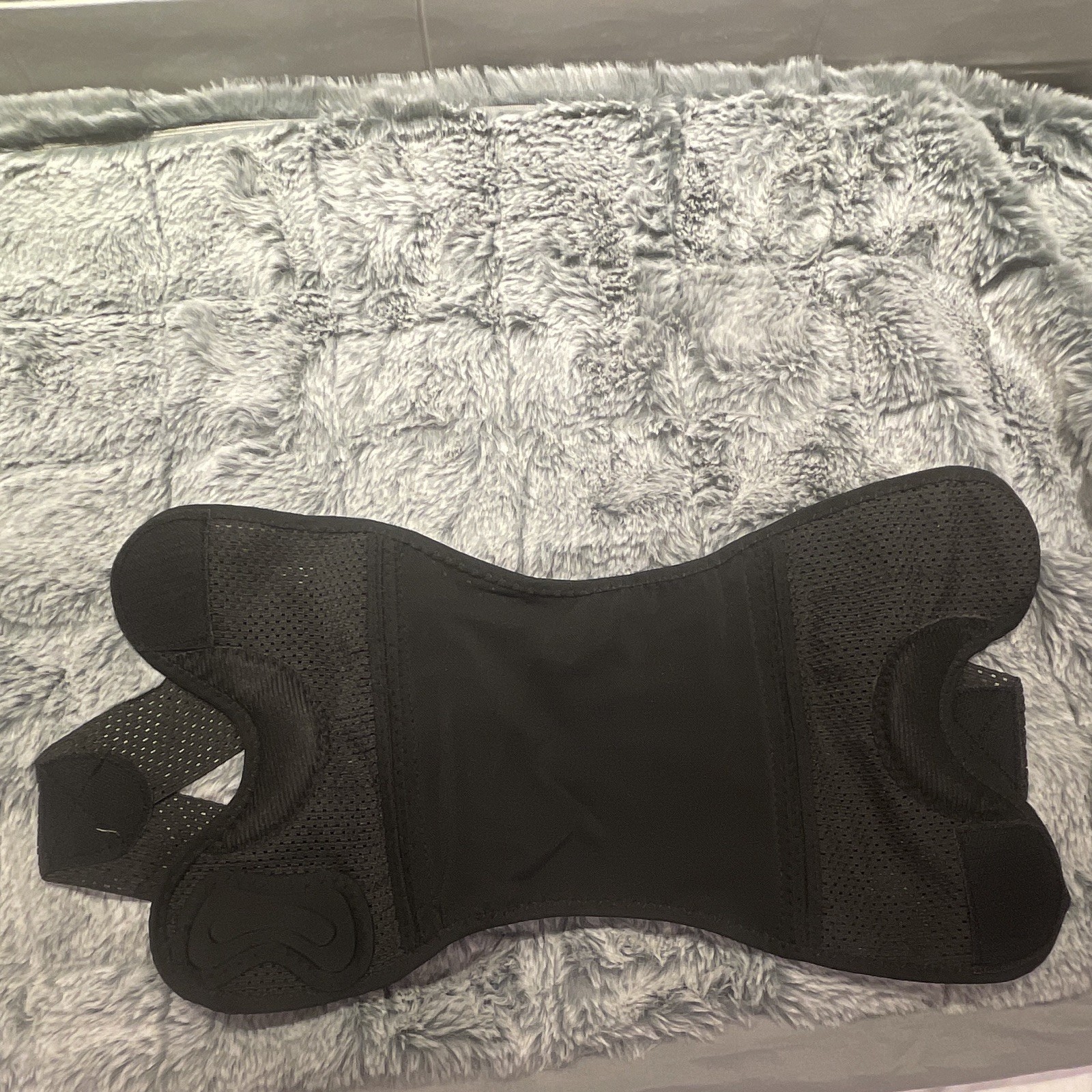 Black Orthopedic Support Brace Hook-and-Loop Closure Size XXXL