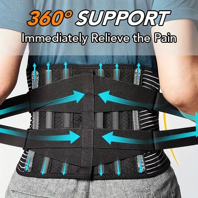Back Support Lower Lumbar Support Brace Pain Relief Corset Belt Men Women M~XXL