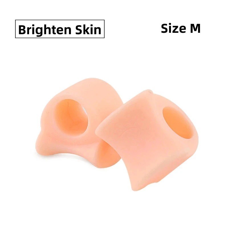1Pair Gel Silicone Bunion Corrector Toe Separator Hallux Valgus Straightener