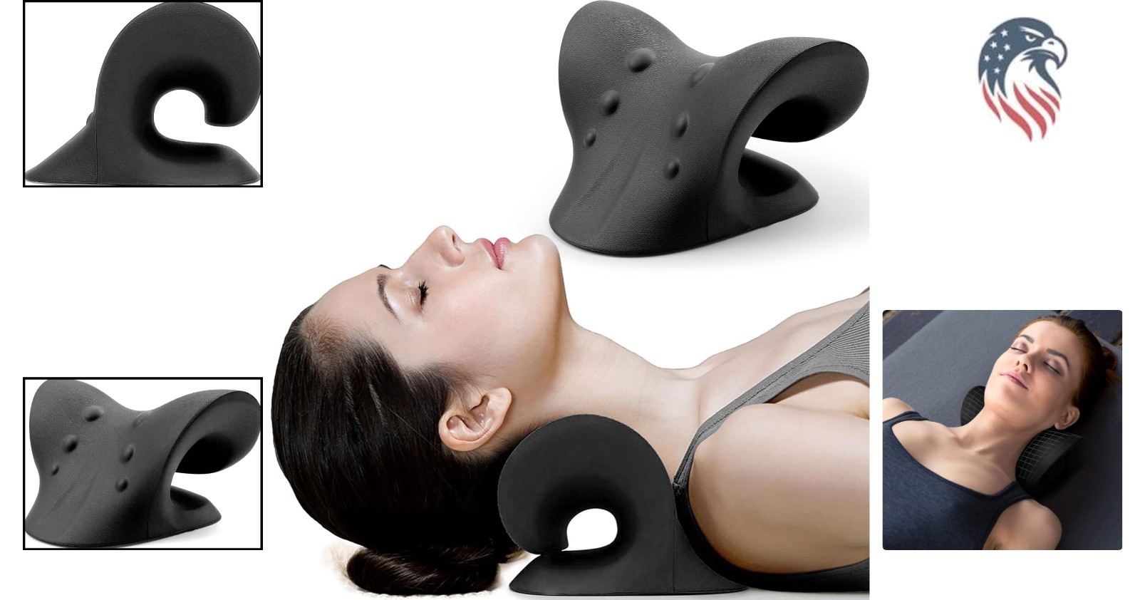Ergonomic Cervical Traction Device: Neck Stretcher for Pain Relief & Alignment