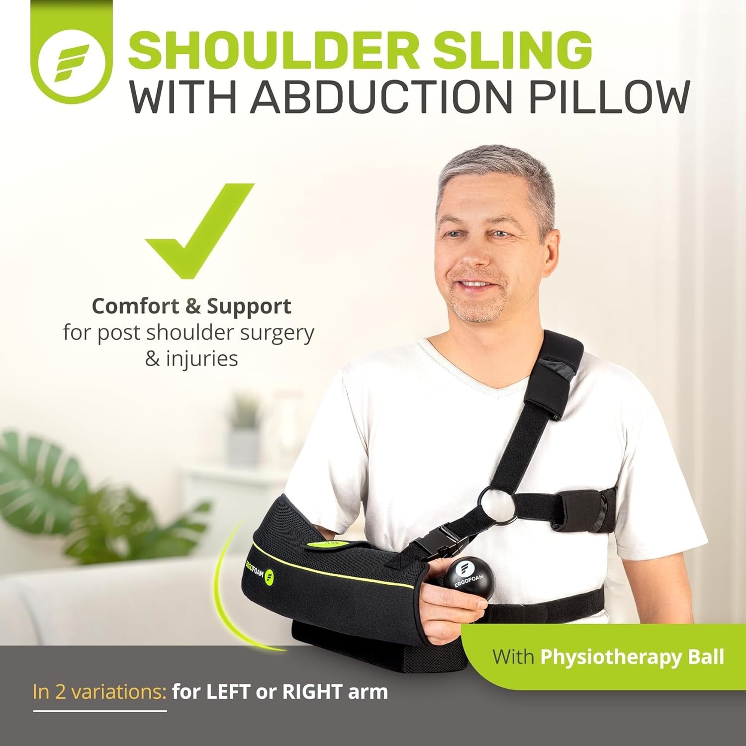 Shoulder Sling with Abduction Pillow – Abduction Sling Designed for Athletes…