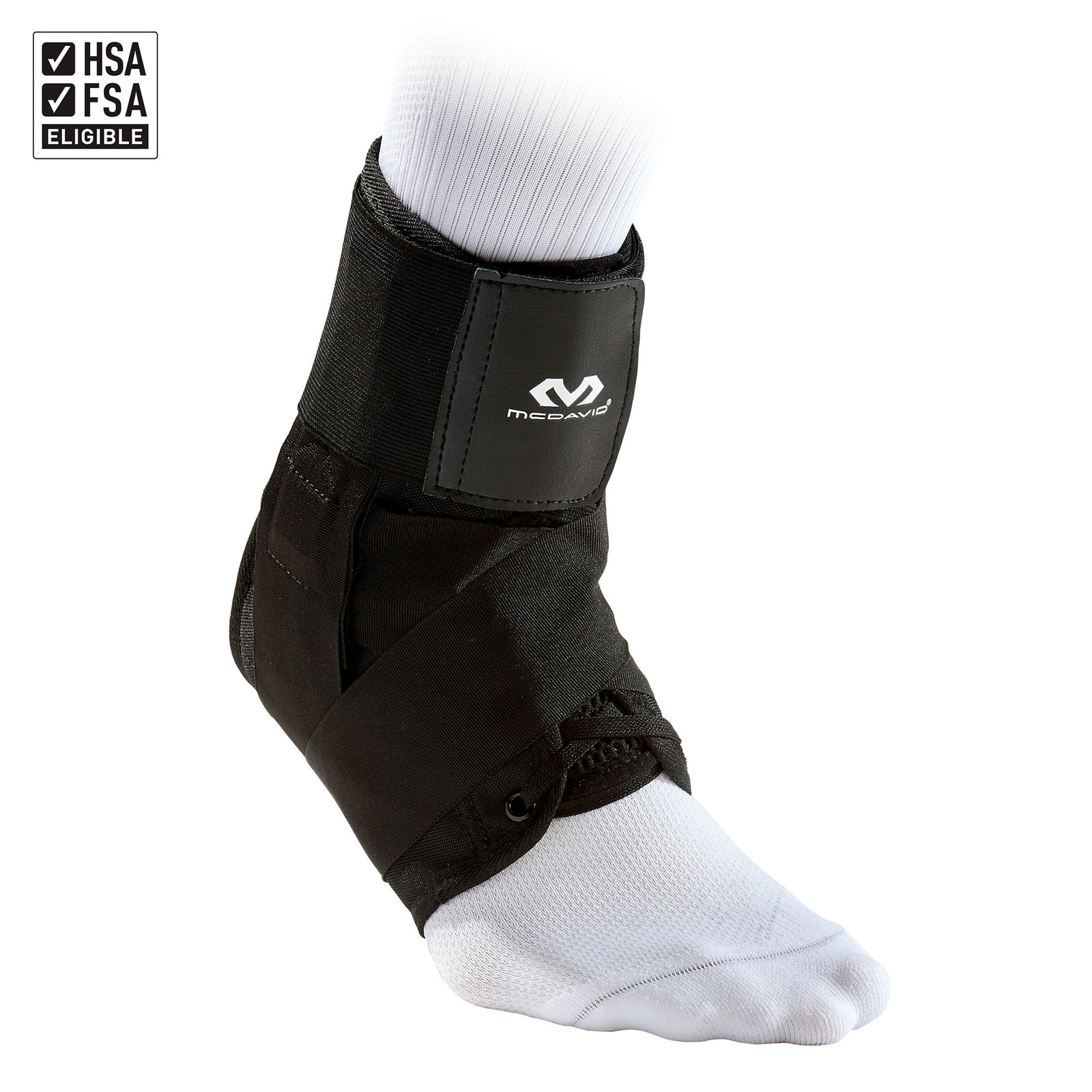 (3 Pack) Ankle Brace W/ Straps, Large