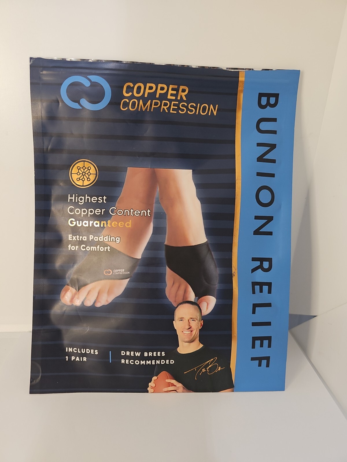Maximum Copper Advantage Copper Compression (Bunion Sleeve) Extra Padding