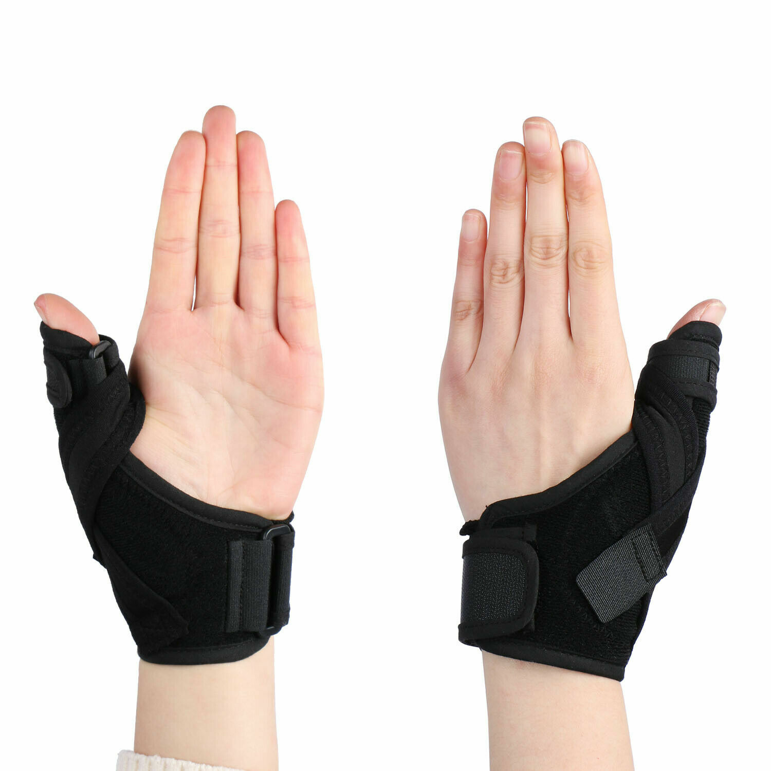 U.S. Solid Thumb Spica Splint Brace For Arthritis, One Fits Both Hands, FDA