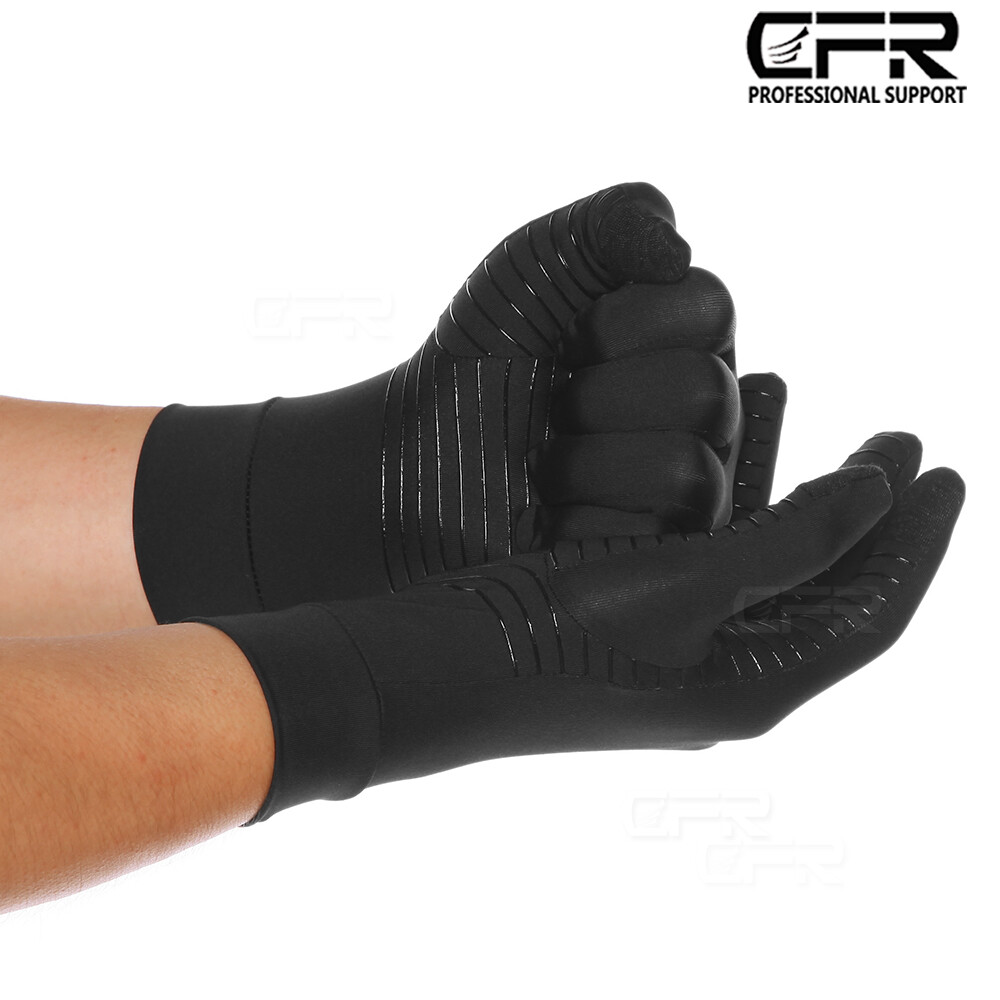 COPPER Infused Compression Gloves Arthritis Pain/Joint Swelling Hand Support Gym