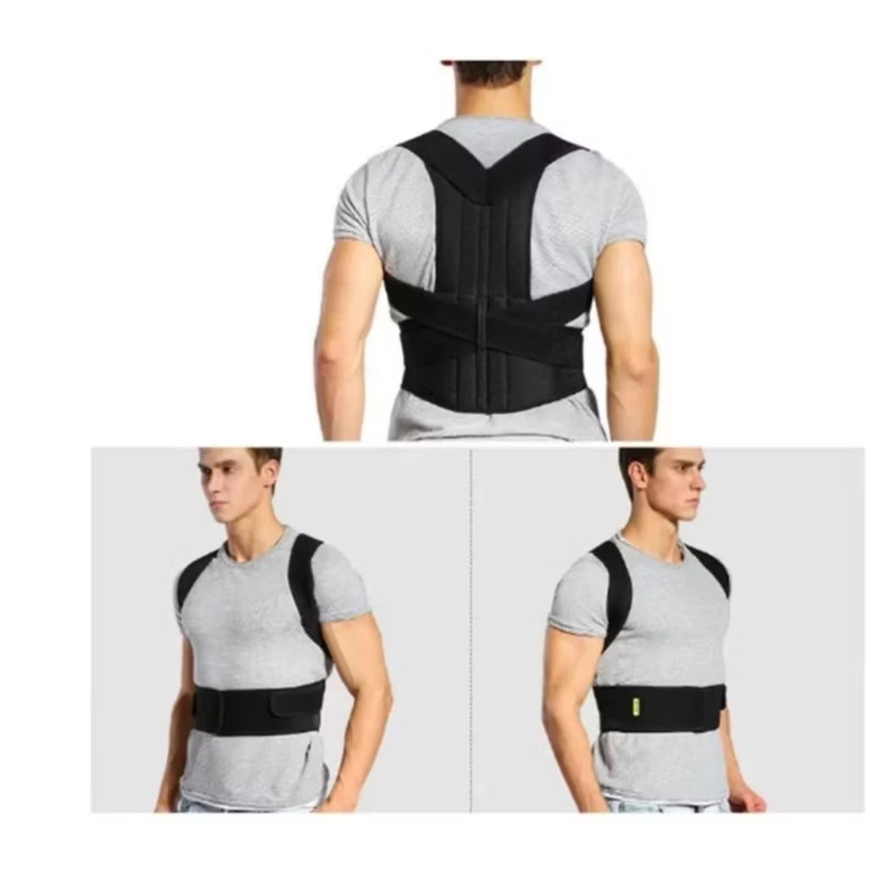 For Men Women Adjustable Posture Corrector Low Back Support Shoulder Brace Belt