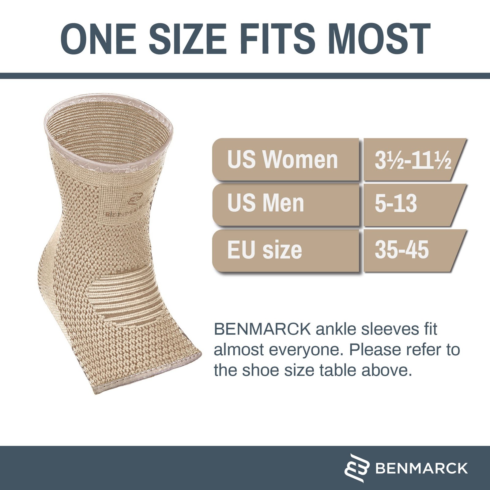 Benmarck Natural Beige Unisize Achilles Tendon Brace