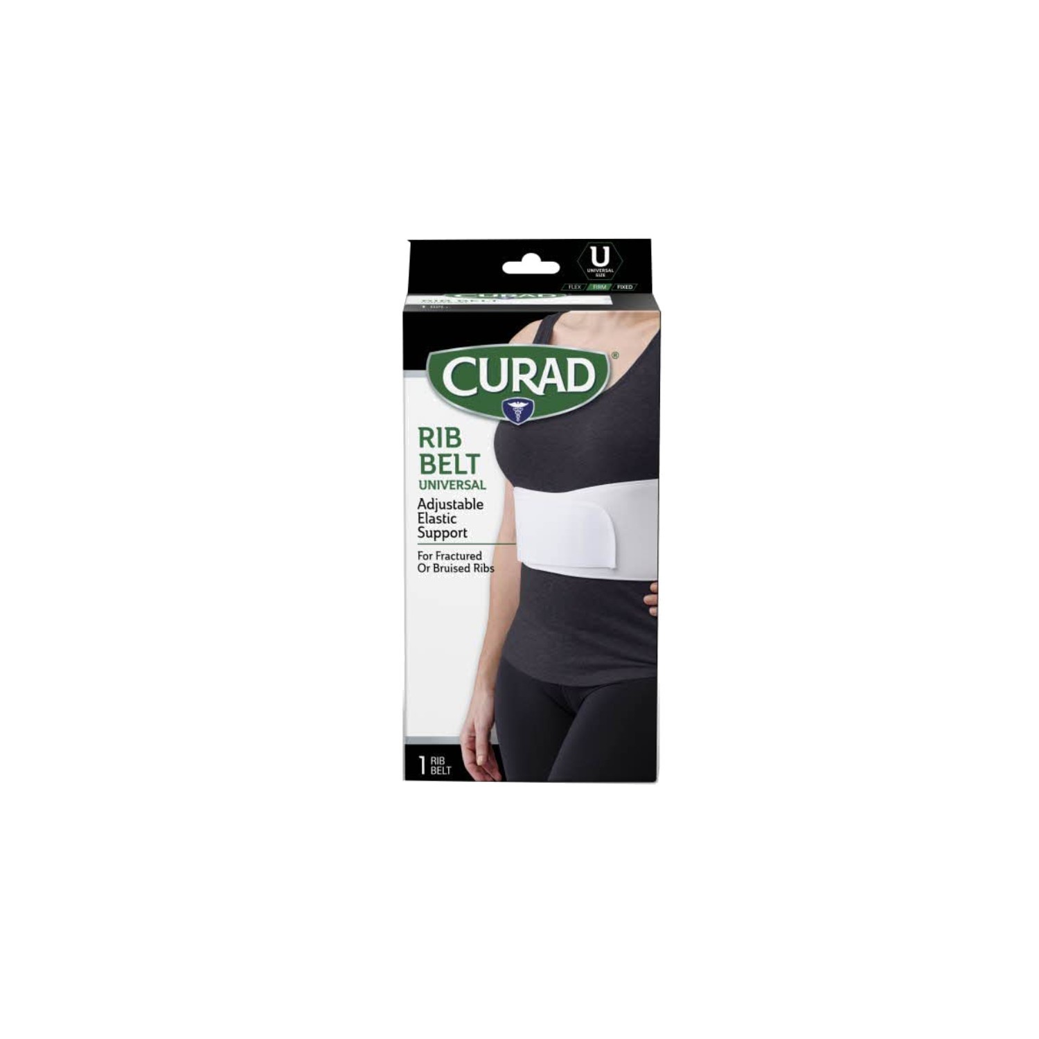 Universal Elastic Rib Belt Adjustable Compression Support for Ribs