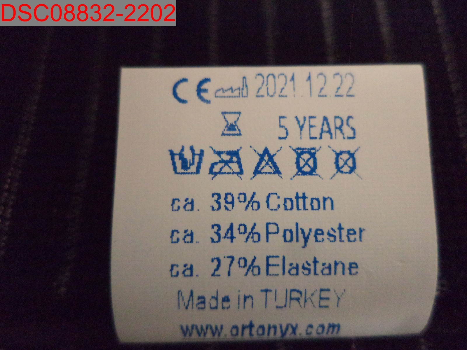 ORTONYX Adult Black Umbilical Hernia Belt, Size S/M 729798454801