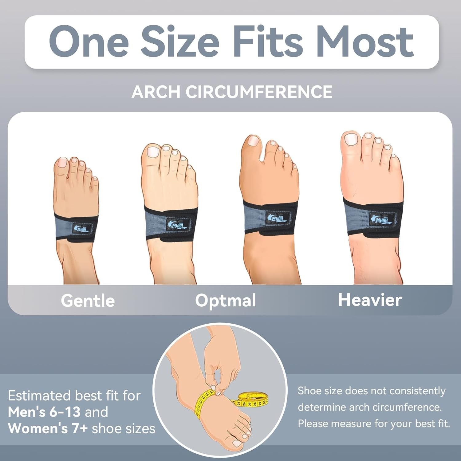 Adjustable Arch Support Braces for Plantar Fasciitis Relief – Universal Fit