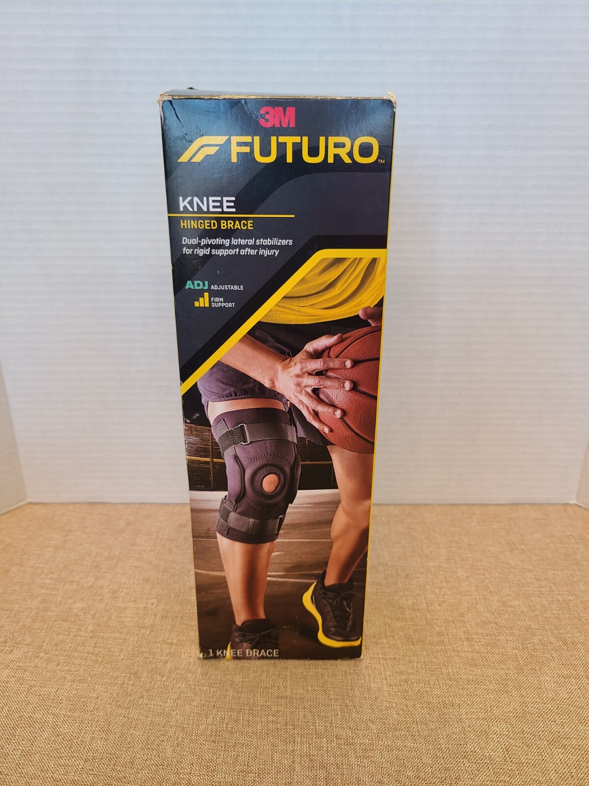 Futuro Adjustable Firm Support Hinged Knee Brace Used In Box