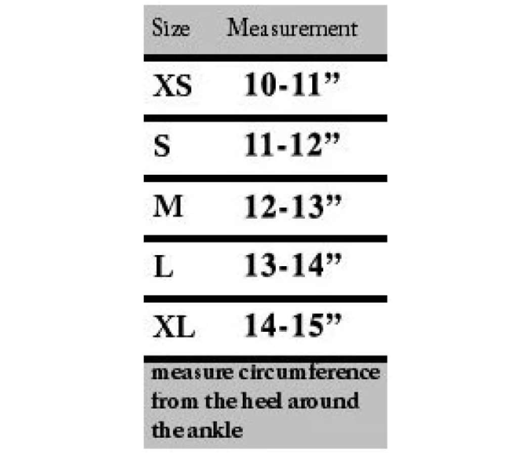 Bell-Horn Stabilized Ankle Brace Black Medium