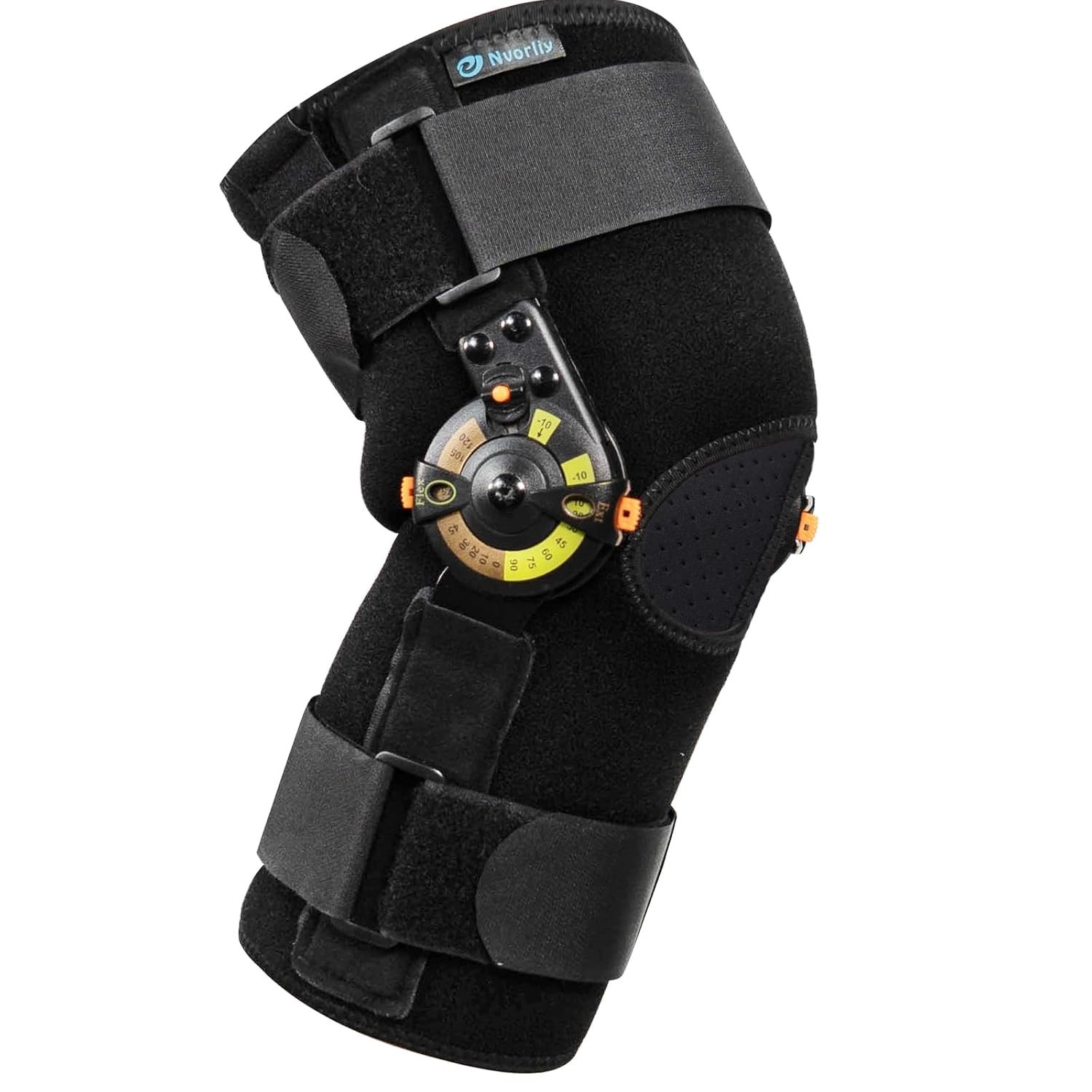 Knee Brace with Side Stabilizers & Locking Dials