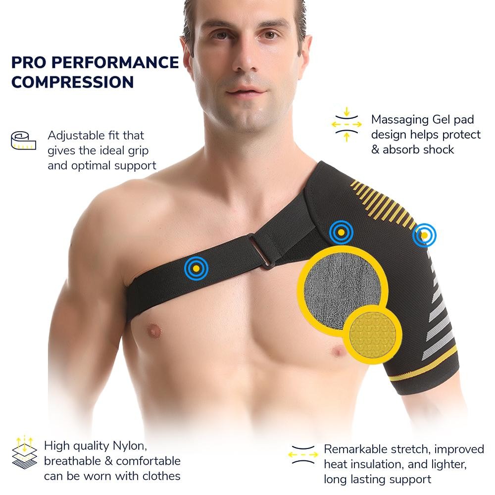 Professional Shoulder Brace – Support and Compression Sleeve, Ac Joint – Arm Imm