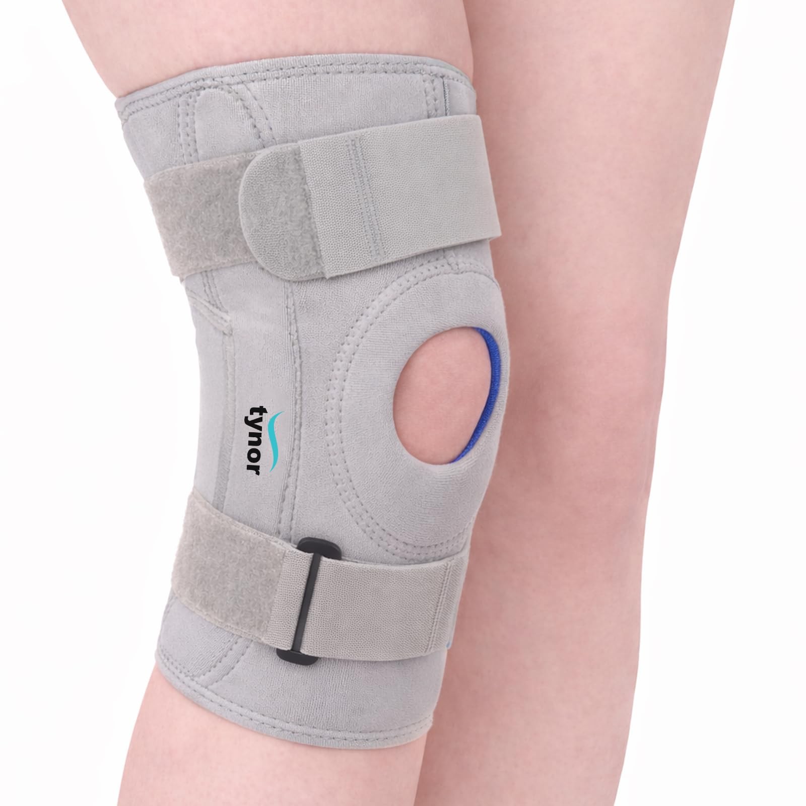 TYNOR Hinged Knee Brace Double Strap Adjustable Neoprene Knee Support Men