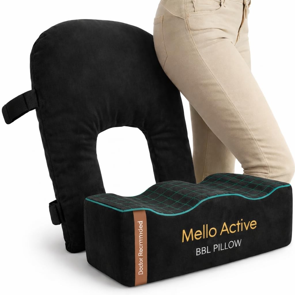 Mello Active BBL Pillow After Surgery Recovery Set – Doctor-Recommended BBL