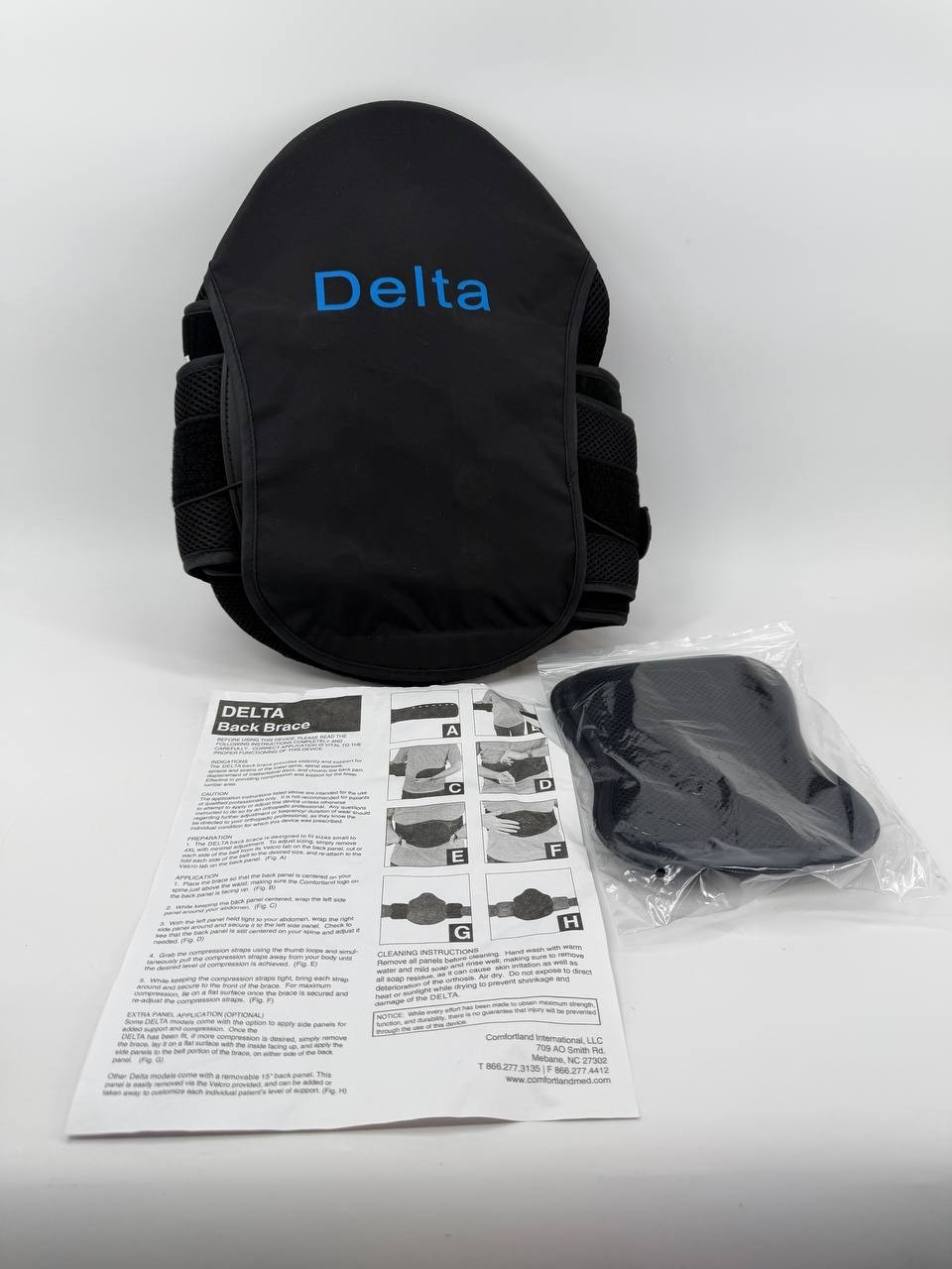 Comfortland Delta LSO Back Brace DL-37 2XL Universal Lumbar Support Belt