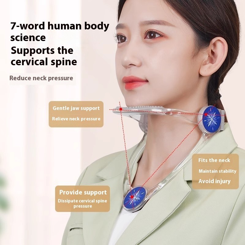Adjustable Neck Brace Cervical Traction Device Support Posture Corrector