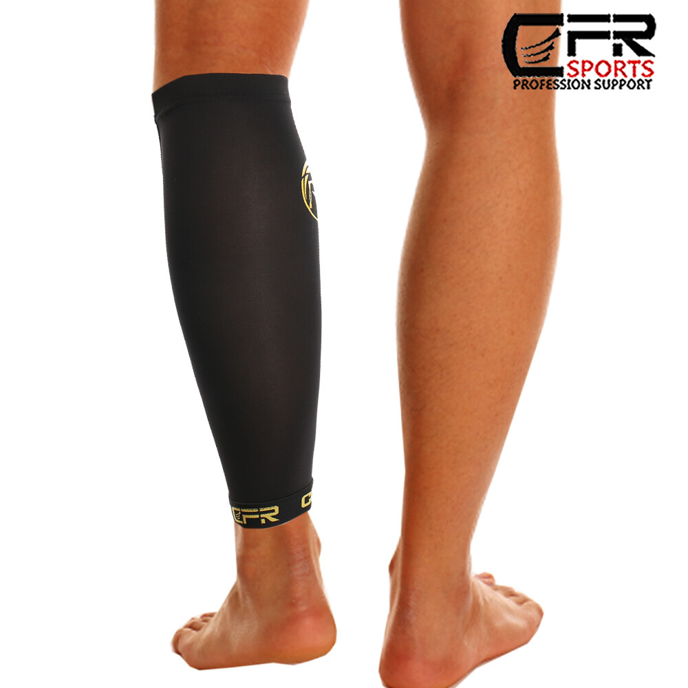 COPPER Compression Calf Sleeve Running Leg Support Brace Sport Shin Splint Socks