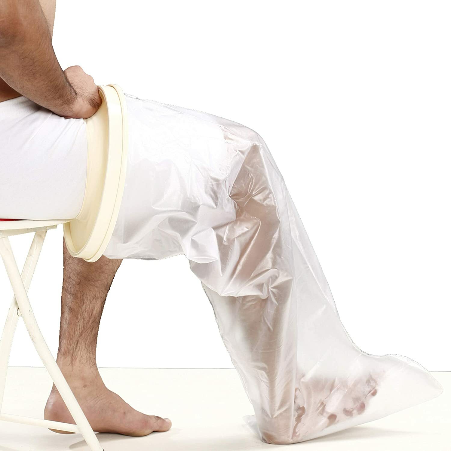 TYNOR Cast Cover Leg Seal Cast Bandage Wound Bath Protector Cover Universal Size
