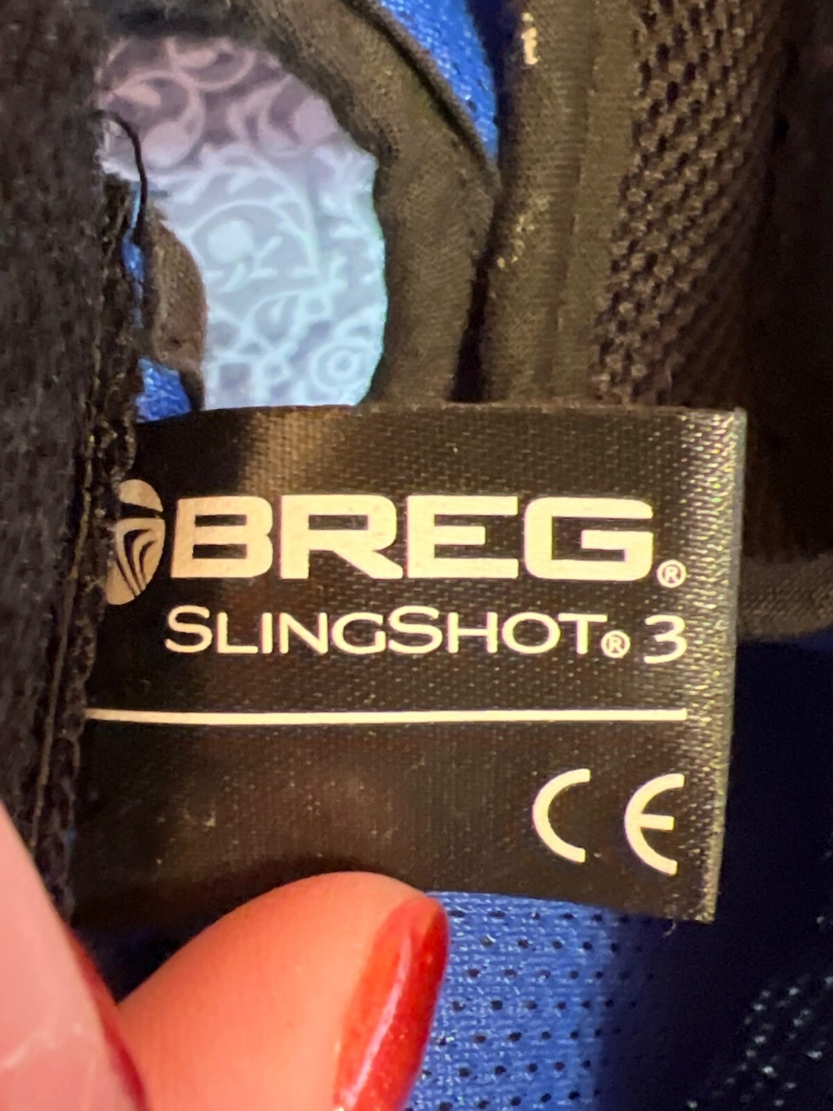 Breg Slingshot 3 Medical Arm Sling OrthoArizona Black Blue Mesh Shoulder Support