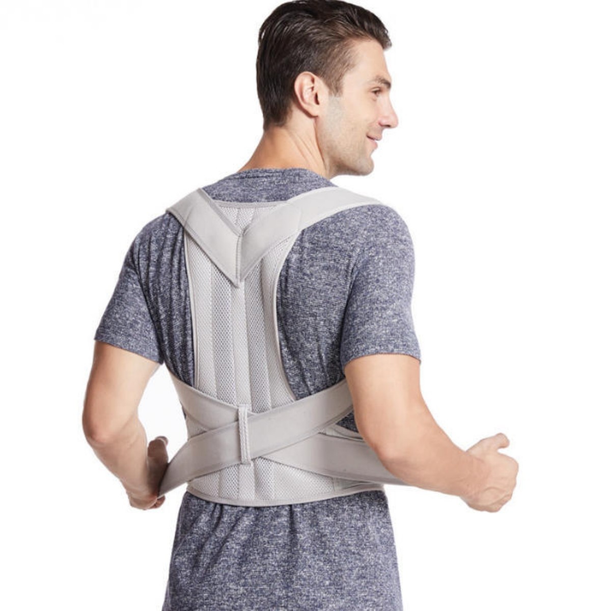 Adjustable Posture Corrector Low Back Support Shoulder Brace Belt for Men Women✅
