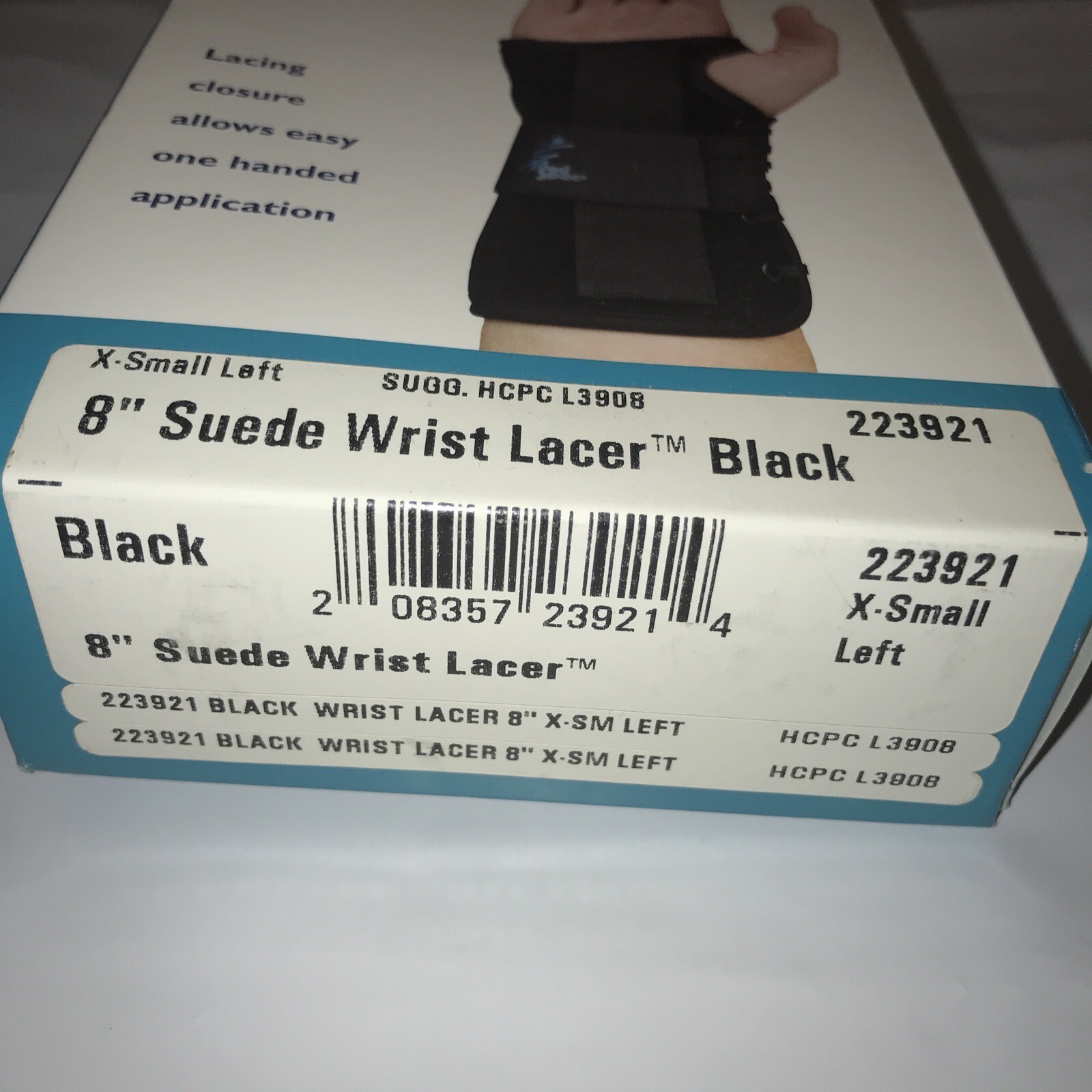 Med Spec 8″ Wrist Lacer Brace -Treating Sprains and Tendonitis SIZE X-Small Left