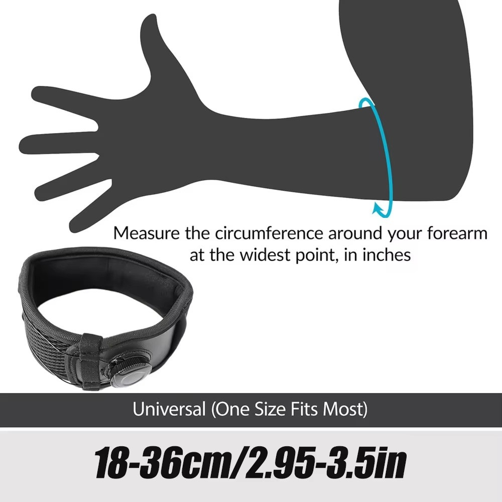 1Pcs Adjustable Knob Tennis Elbow Brace Strap Tendonitis Relief Arm Forearm Pad