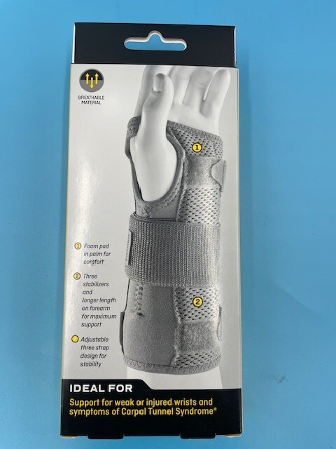 3M Futuro Wrist Deluxe Stabilizer LEFT Hand Adjustable Sizing Firm Support