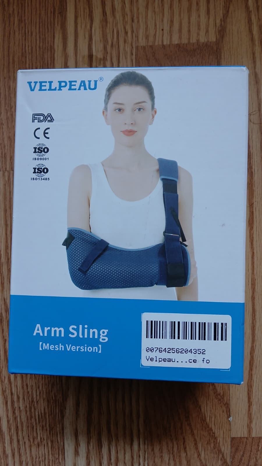 VELPEAU Arm Sling Mesh Version VP0309 Breathable Size L Left Shoulder Support