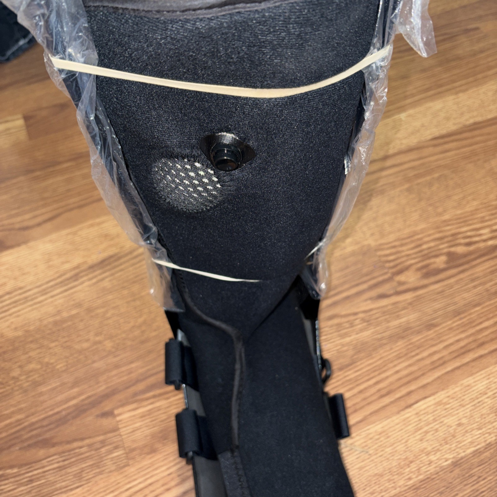 BREG Walking Boot Medical High Top Ankle Surgery Brace Sz Large Air Pump Lift