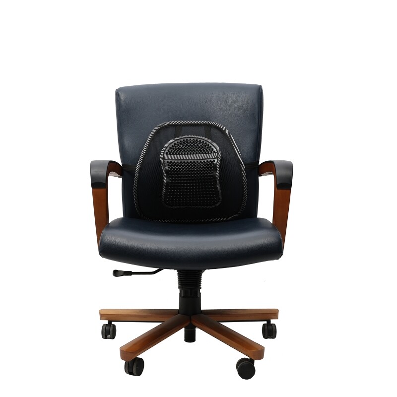 2Pack Car Seat Back Support Breathable Mesh Back Lumbar Cushion w/ Massage Beads